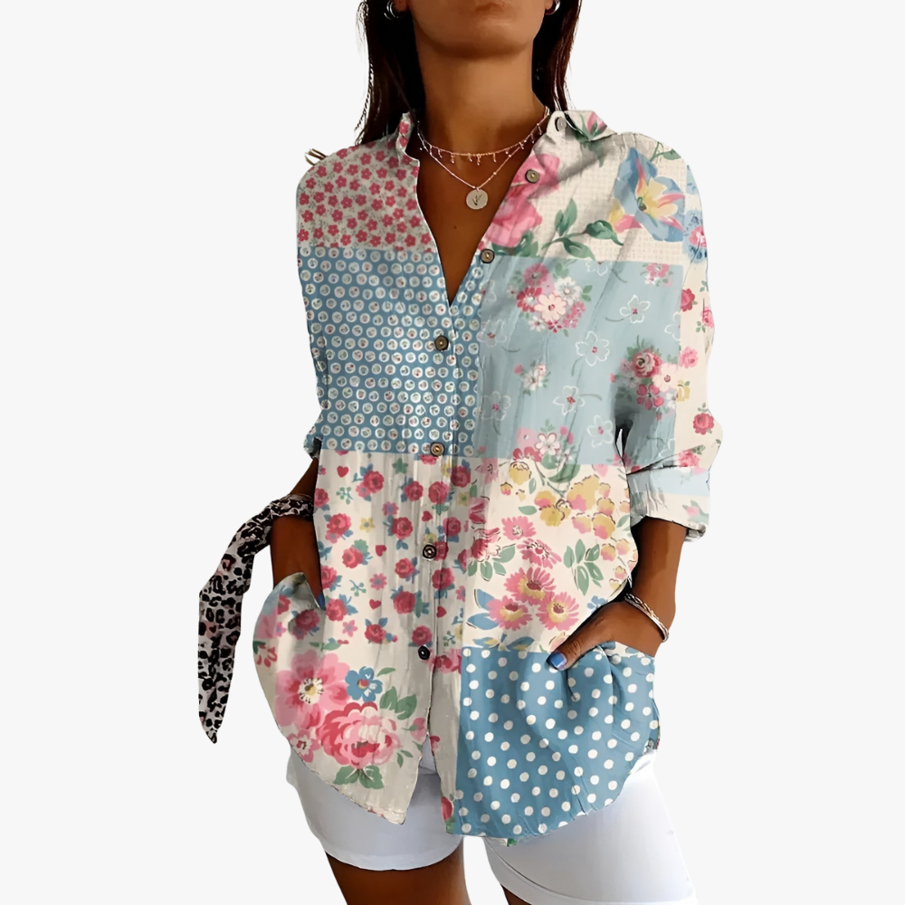 Maia | Floral Summer Blouse
