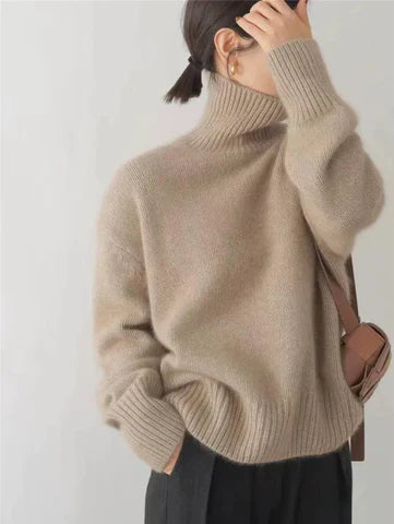 Margaret | Cozy Cashmere-Blend Turtleneck Sweater